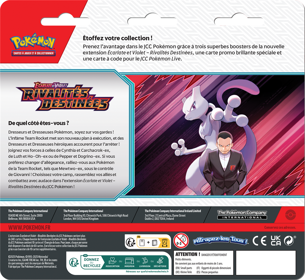Pokémon EV10 : Tripack 3 boosters