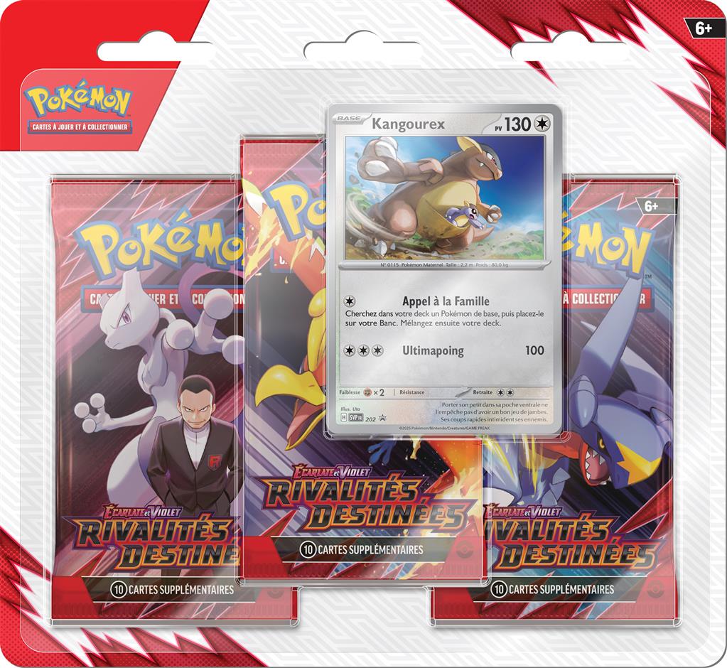 Pokémon EV10 : Tripack 3 boosters