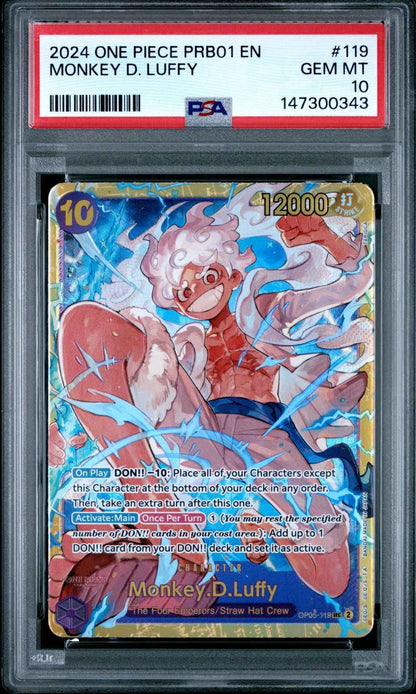 2024 ONE PIECE PRB01-PREMIUM BOOSTER -ONE PIECE CARD THE BEST- 119 MONKEY D. LUFFY