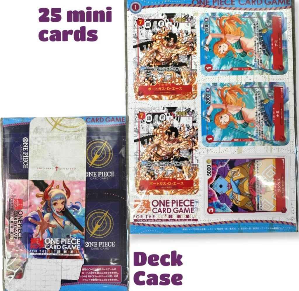 One Piece Lot Mini Cartes Scellé (Ace Holo Manga mini)