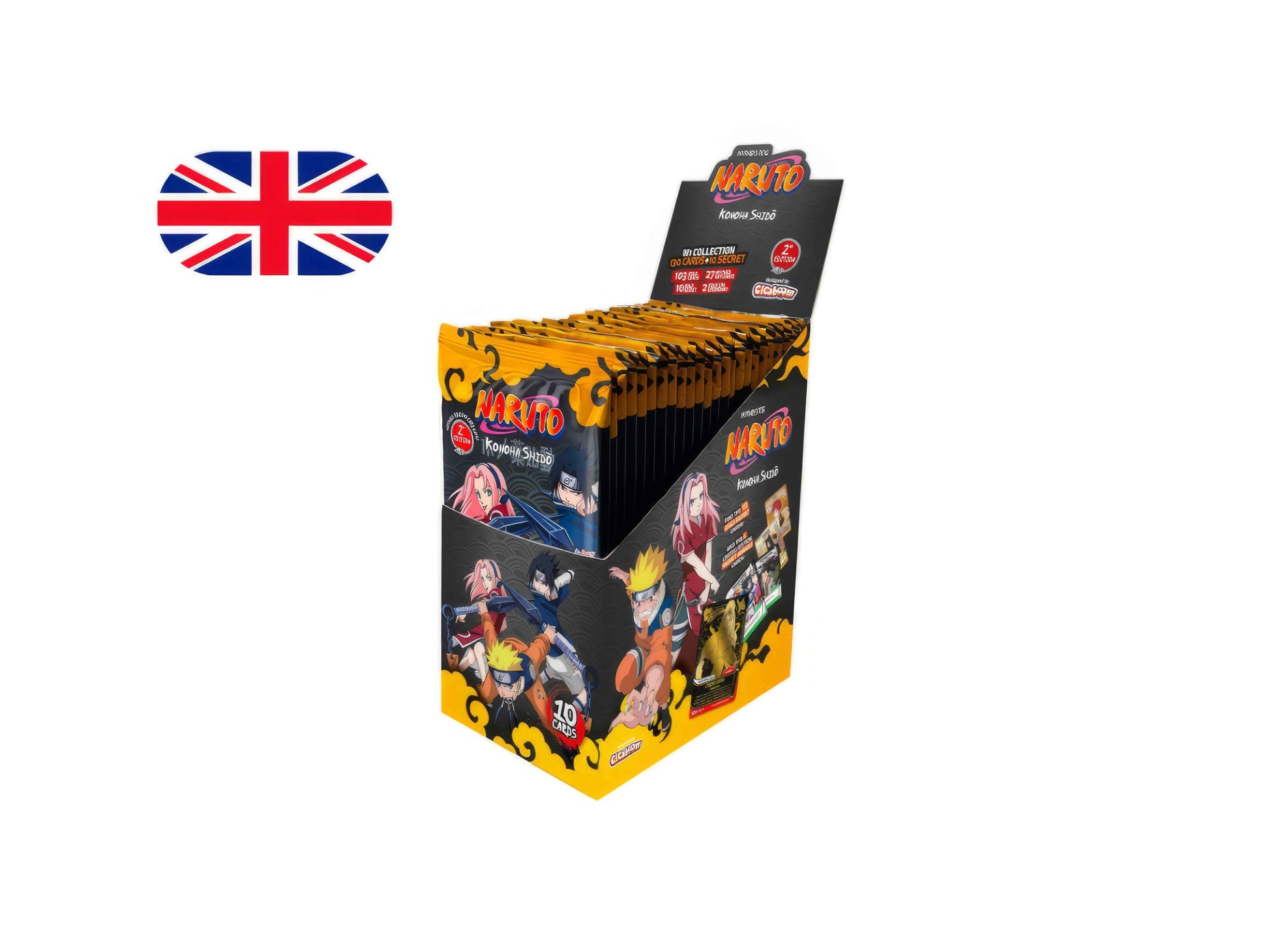 naruto booster box Naruto Mythos TCG Konoha Shido booster box