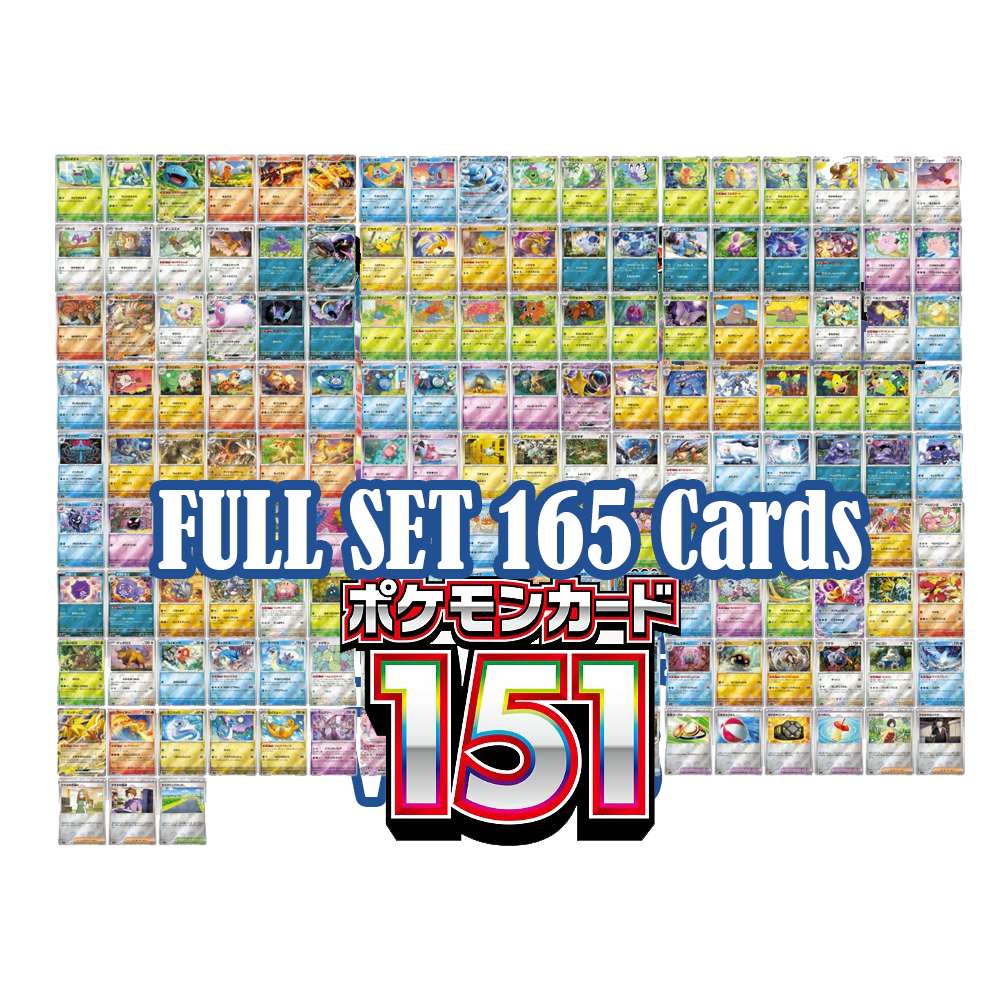 Pokemon 151 Full Set 165/165 Japanese