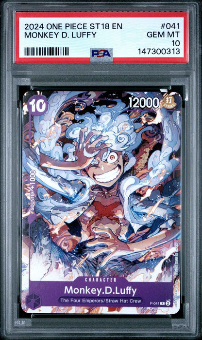 2024 ONE PIECE STARTER DECK ST18-PURPLE MONKEY D. LUFFY 041 MONKEY D. LUFFY
