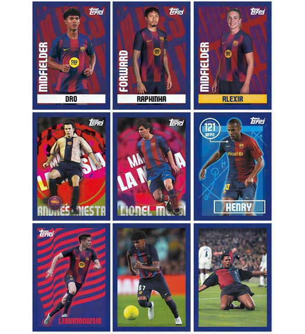 Sticker Album 2025/26 FC Barcelona - Topps Europe Anglais